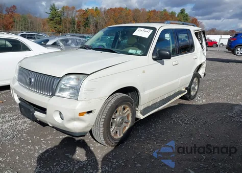 2004 Mercury Mountaineer из США, поврежденный, VIN 4M2DU86W44ZJ12716